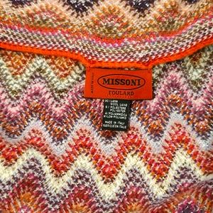 MISSONI Zig Zag Poncho- 3 way wear or thick scarf